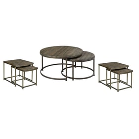 Hammary Leone Weathered Barn 3pc Coffee Table Set