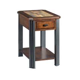 Hammary Slaton Hamilton Warm Mocha Chairside Table