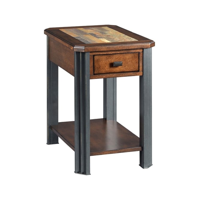 Hammary Slaton Hamilton Warm Mocha Chairside Table HAM-675-916