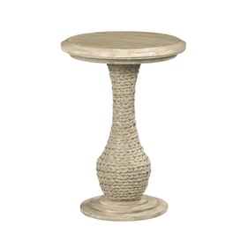 Hammary Vista Oyster Biscayne Round End Table