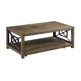 Hammary Synthesis Hamilton Aged Oak Rectangular Cocktail Table