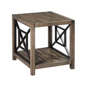 Hammary Synthesis Hamilton Aged Oak Rectangular End Table