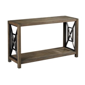 Hammary Synthesis Hamilton Aged Oak Sofa Table