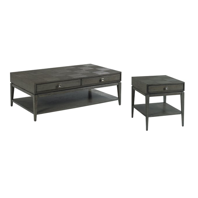 Hammary Synchronicity Mink Rectangular 3pc Coffee Table Set HAM-968-91-OCT-S1