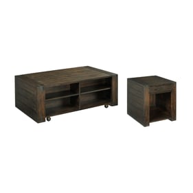 Hammary Portman Raw Umber 3pc Lift Top Coffee Table Set