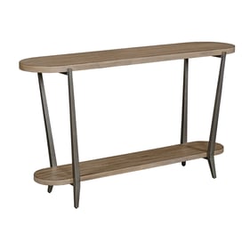 Hammary Tanna Light Stain Oval Sofa Table