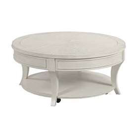 Hammary Harmony White Marcella Round Coffee Table