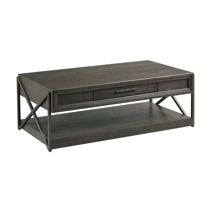 Hammary Simon Dark Satin Rectangular Drawer Coffee Table HAM-274-910