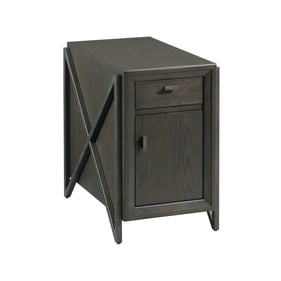 Hammary Simon Dark Satin Charging Chairside Table