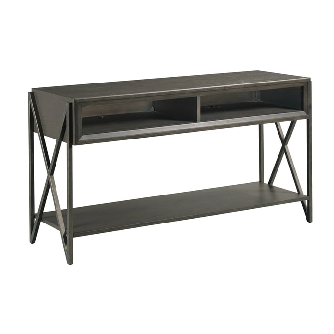 Hammary Simon Dark Satin Sofa Console Table HAM-274-925