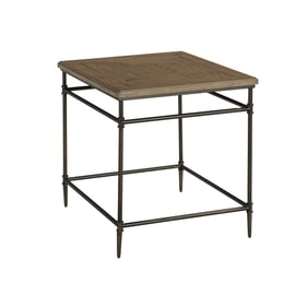 Hammary Crossroads Hamilton Light Stain Rectangular End Table