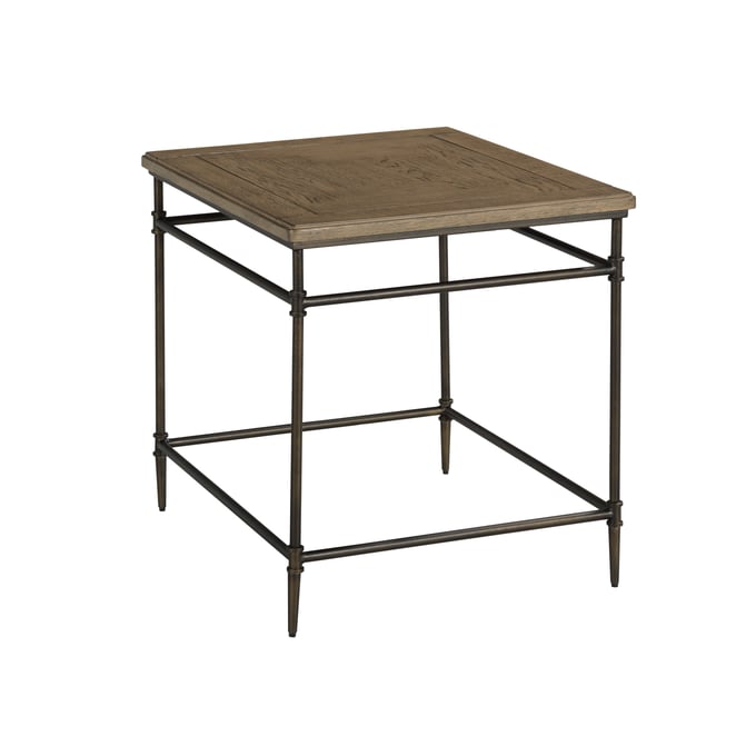 Hammary Crossroads Hamilton Light Stain Rectangular End Table HAM-261-915