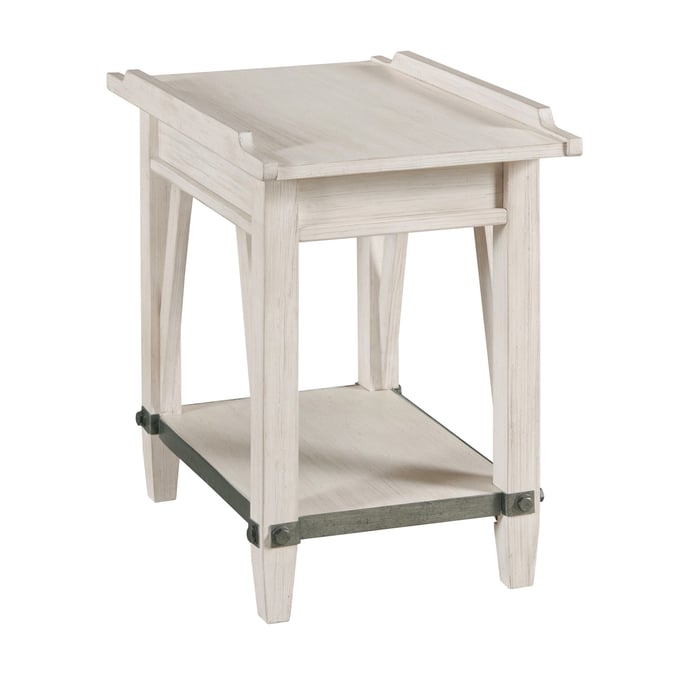 Hammary Richter White Rectangular Chairside Table HAM-262-916