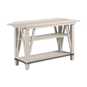 Hammary Richter White Rectangular Console Table