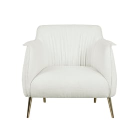 Home Elegance Rachael White Accent Chair