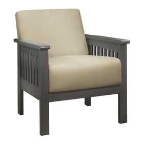 Home Elegance Lewiston Brown Accent Chair