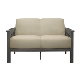 Home Elegance Lewiston Brown Love Seat