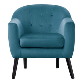 Home Elegance Quill Blue Accent Chair