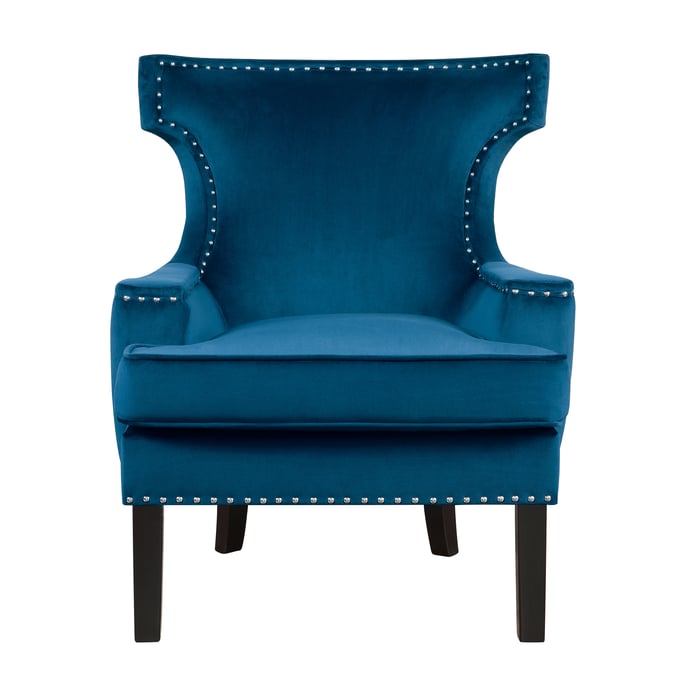 Home Elegance Lapis Blue Accent Chair HE-1190BU-1