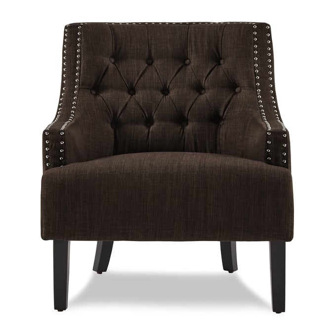 Home Elegance Charisma Brown Accent Chair HE-1194CH