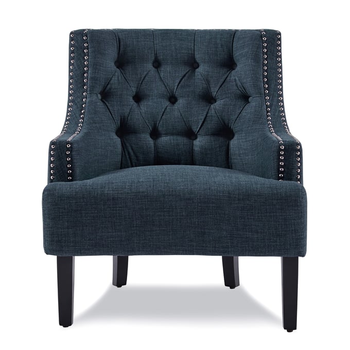 Home Elegance Charisma Blue Accent Chair HE-1194IN