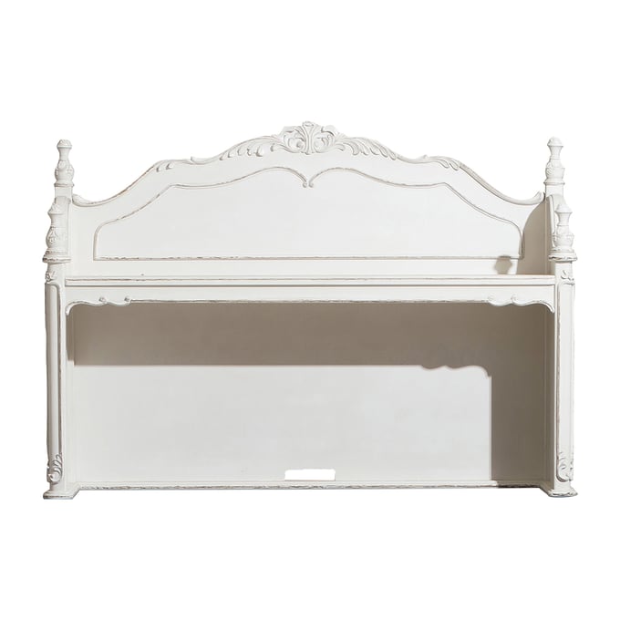 Home Elegance Cinderella Gray White Writing Hutch HE-1386NW-10