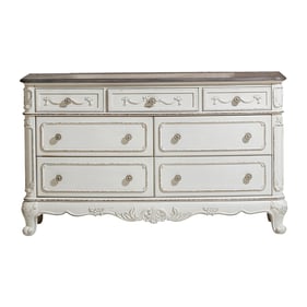 Home Elegance Cinderella White Gray Dresser