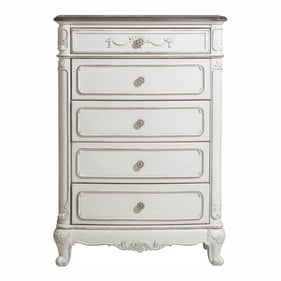 Home Elegance Cinderella White Gray Chest