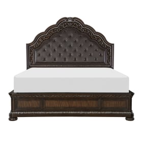 Home Elegance Beddington Brown Cherry Queen Bed