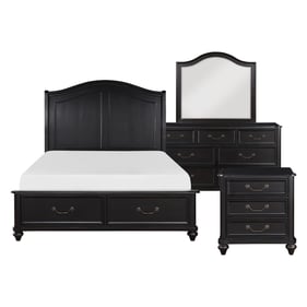 Home Elegance Herman Gray 4pc Bedroom Set With King Bed