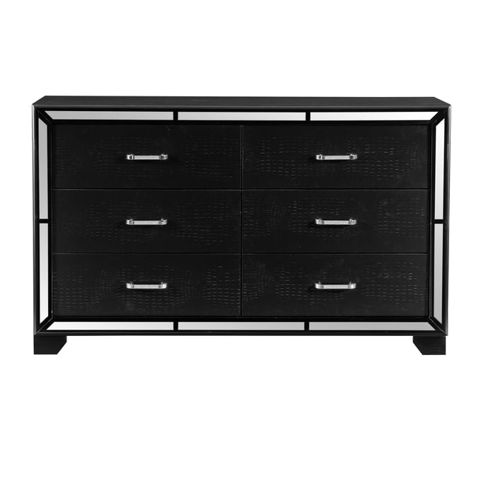 Home Elegance Aveline Black Dresser HE-1428BK-5