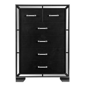 Home Elegance Aveline Black Chest