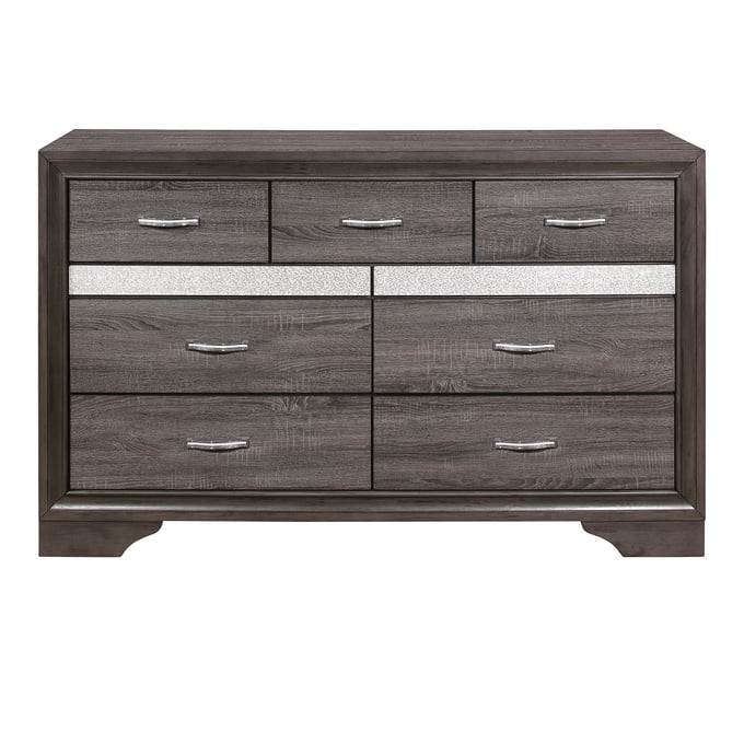 Home Elegance Luster Gray Dresser HE-1505-5