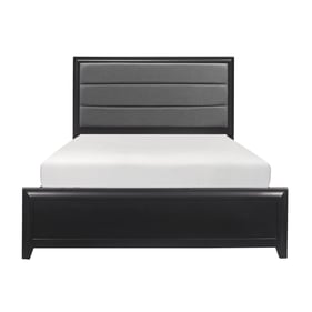 Home Elegance Cordelia Espresso Gray Queen Bed