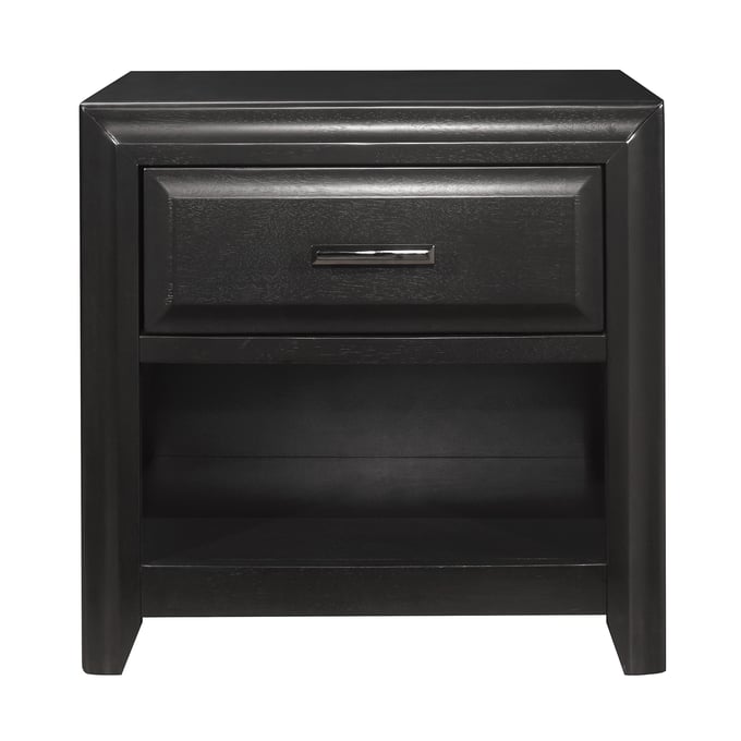 Home Elegance Cordelia Espresso Gray Night Stand HE-1517-4