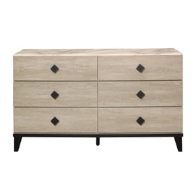 Home Elegance Whiting Gray Beige Dresser