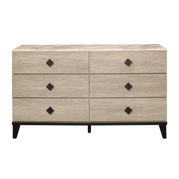 Home Elegance Whiting Gray Beige Dresser HE-1524-5