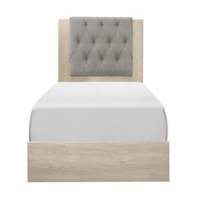 Home Elegance Whiting Beige Gray Twin Bed