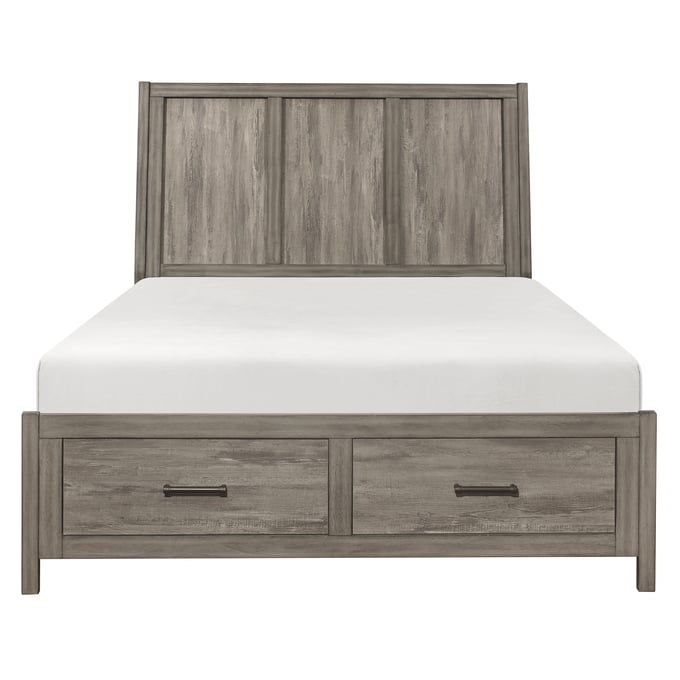 Home Elegance Bainbridge Gray Queen Drawer Bed HE-1526-1