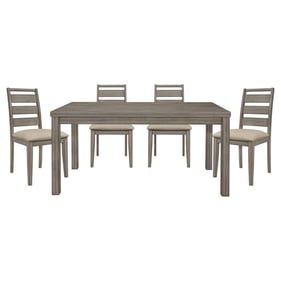 Home Elegance Bainbridge Gray 5pc Dining Room Set