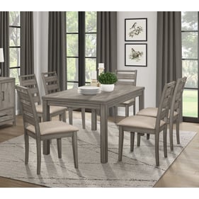 Home Elegance Bainbridge Gray 7pc Dining Room Set