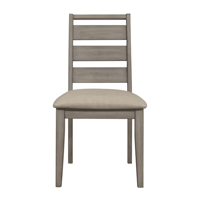 2 Home Elegance Bainbridge Gray Side Chairs HE-1526S