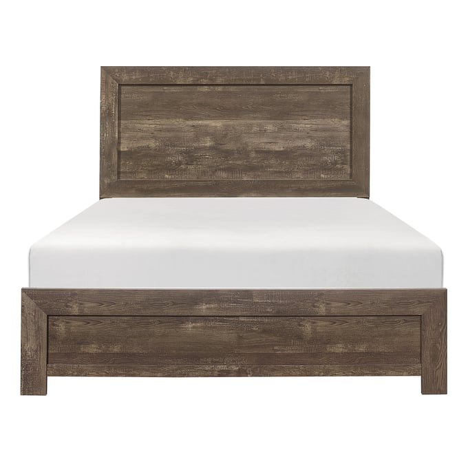 Home Elegance Corbin Brown Queen Bed HE-1534-1