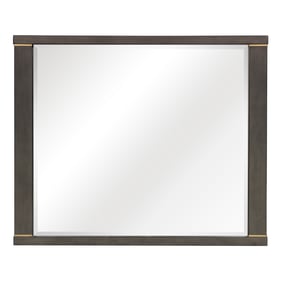 Home Elegance Scarlett Brown Gold Silver Mirror