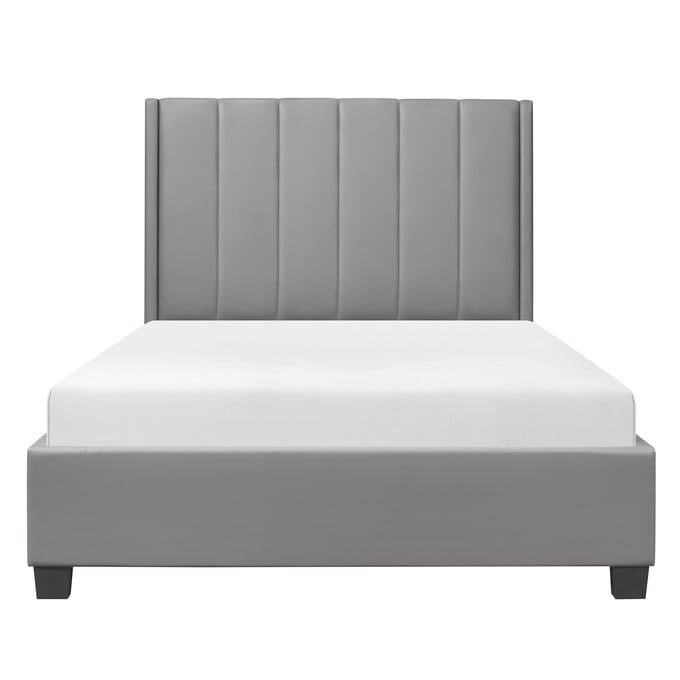 Home Elegance Anson Gray Queen Platform Bed HE-1570GY-1