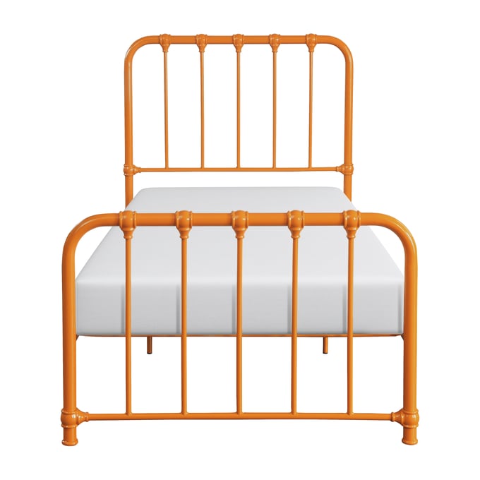 Home Elegance Bethany Orange Twin Platform Bed HE-1571RNT-1