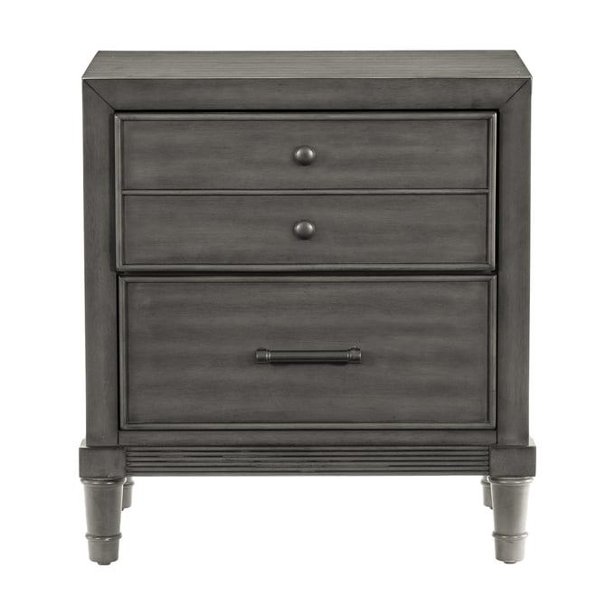 Home Elegance Wittenberry Gray Night Stand HE-1573-4