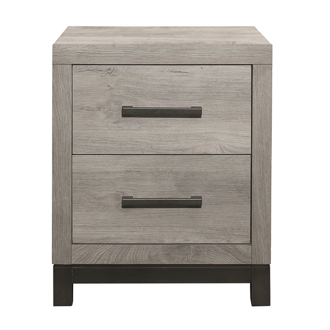 Home Elegance Zephyr Gray Night Stand HE-1577-4