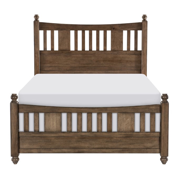 Home Elegance Brevard Brown Queen Bed HE-1584-1