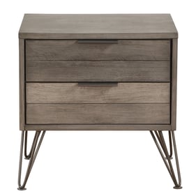 Home Elegance Urbanite Gray Night Stand